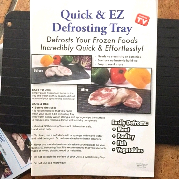 new quick & E-Z defrosting tray as seen on tv - Picture 8 of 8